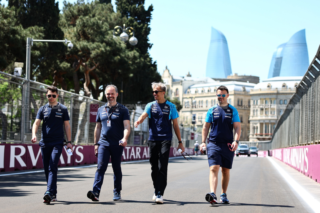 GP AZERBAIJAN, Alex Albon (THA), Williams F1 Team 
27.04.2023. Formula 1 World Championship, Rd 4, Azerbaijan Grand Prix, Baku Street Circuit, Azerbaijan, Preparation Day.
- www.xpbimages.com, EMail: requests@xpbimages.com ¬© Copyright: Charniaux / XPB Images