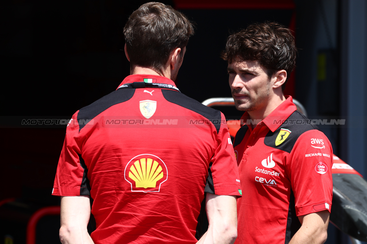 GP AZERBAIJAN, Charles Leclerc (MON) Ferrari.

27.04.2023. Formula 1 World Championship, Rd 4, Azerbaijan Grand Prix, Baku Street Circuit, Azerbaijan, Preparation Day.

 - www.xpbimages.com, EMail: requests@xpbimages.com ¬© Copyright: Coates / XPB Images