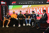 GP AZERBAIJAN, (L to R): Sergio Perez (MEX) Red Bull Racing; Lando Norris (GBR) McLaren; Esteban Ocon (FRA) Alpine F1 Team; Kevin Magnussen (DEN) Haas F1 Team; e Yuki Tsunoda (JPN) AlphaTauri, in the FIA Press Conference.
27.04.2023. Formula 1 World Championship, Rd 4, Azerbaijan Grand Prix, Baku Street Circuit, Azerbaijan, Preparation Day.
- www.xpbimages.com, EMail: requests@xpbimages.com ¬© Copyright: XPB Images
