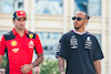 GP AZERBAIJAN, (L to R): Carlos Sainz Jr (ESP) Ferrari with Lewis Hamilton (GBR) Mercedes AMG F1.
27.04.2023. Formula 1 World Championship, Rd 4, Azerbaijan Grand Prix, Baku Street Circuit, Azerbaijan, Preparation Day.
- www.xpbimages.com, EMail: requests@xpbimages.com ¬© Copyright: Bearne / XPB Images