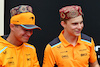 GP AZERBAIJAN, (L to R): Lando Norris (GBR) McLaren with team mate Oscar Piastri (AUS) McLaren.
27.04.2023. Formula 1 World Championship, Rd 4, Azerbaijan Grand Prix, Baku Street Circuit, Azerbaijan, Preparation Day.
 - www.xpbimages.com, EMail: requests@xpbimages.com ¬© Copyright: Coates / XPB Images