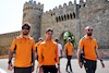 GP AZERBAIJAN, Lando Norris (GBR) McLaren walks the circuit with the team.
27.04.2023. Formula 1 World Championship, Rd 4, Azerbaijan Grand Prix, Baku Street Circuit, Azerbaijan, Preparation Day.
- www.xpbimages.com, EMail: requests@xpbimages.com ¬© Copyright: Bearne / XPB Images