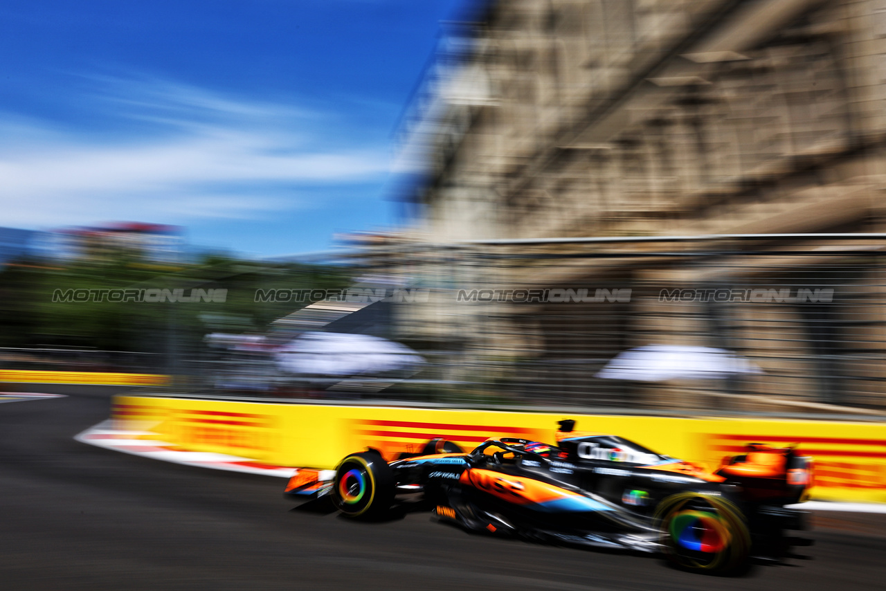 GP AZERBAIJAN, Oscar Piastri (AUS) McLaren MCL60.

29.04.2023. Formula 1 World Championship, Rd 4, Azerbaijan Grand Prix, Baku Street Circuit, Azerbaijan, Sprint Day.

- www.xpbimages.com, EMail: requests@xpbimages.com ¬© Copyright: Batchelor / XPB Images
