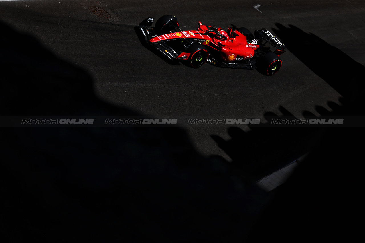 GP AZERBAIJAN, Charles Leclerc (MON) Ferrari SF-23.

29.04.2023. Formula 1 World Championship, Rd 4, Azerbaijan Grand Prix, Baku Street Circuit, Azerbaijan, Sprint Day.

- www.xpbimages.com, EMail: requests@xpbimages.com ¬© Copyright: Batchelor / XPB Images