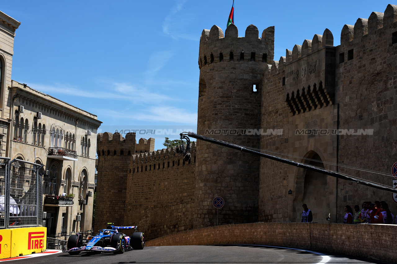 GP AZERBAIJAN, Pierre Gasly (FRA) Alpine F1 Team A523.

29.04.2023. Formula 1 World Championship, Rd 4, Azerbaijan Grand Prix, Baku Street Circuit, Azerbaijan, Sprint Day.

- www.xpbimages.com, EMail: requests@xpbimages.com ¬© Copyright: Batchelor / XPB Images