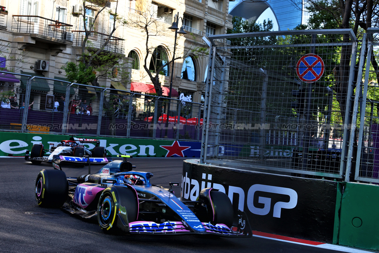 GP AZERBAIJAN, Pierre Gasly (FRA) Alpine F1 Team A523.

29.04.2023. Formula 1 World Championship, Rd 4, Azerbaijan Grand Prix, Baku Street Circuit, Azerbaijan, Sprint Day.

- www.xpbimages.com, EMail: requests@xpbimages.com ¬© Copyright: Charniaux / XPB Images