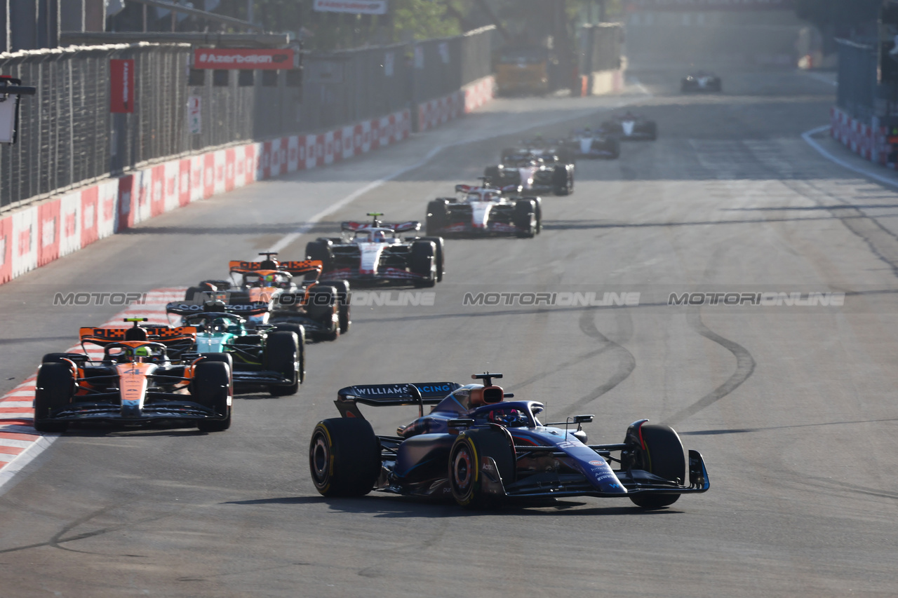 GP AZERBAIJAN, Alexander Albon (THA) Williams Racing FW45.

29.04.2023. Formula 1 World Championship, Rd 4, Azerbaijan Grand Prix, Baku Street Circuit, Azerbaijan, Sprint Day.

- www.xpbimages.com, EMail: requests@xpbimages.com ¬© Copyright: Batchelor / XPB Images