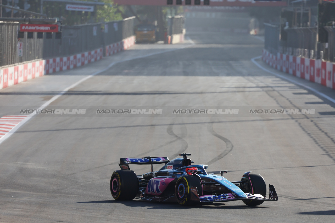 GP AZERBAIJAN, Esteban Ocon (FRA) Alpine F1 Team A523.

29.04.2023. Formula 1 World Championship, Rd 4, Azerbaijan Grand Prix, Baku Street Circuit, Azerbaijan, Sprint Day.

- www.xpbimages.com, EMail: requests@xpbimages.com ¬© Copyright: Batchelor / XPB Images