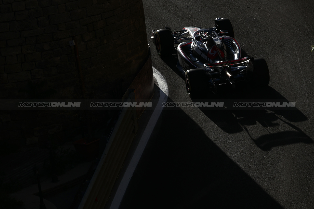 GP AZERBAIJAN, Kevin Magnussen (DEN) Haas VF-23.

29.04.2023. Formula 1 World Championship, Rd 4, Azerbaijan Grand Prix, Baku Street Circuit, Azerbaijan, Sprint Day.

 - www.xpbimages.com, EMail: requests@xpbimages.com ¬© Copyright: Coates / XPB Images