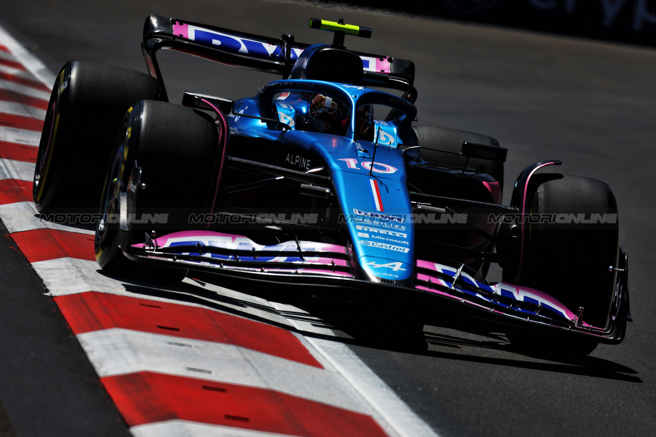 GP AZERBAIJAN, Pierre Gasly (FRA) Alpine F1 Team A523.

29.04.2023. Formula 1 World Championship, Rd 4, Azerbaijan Grand Prix, Baku Street Circuit, Azerbaijan, Sprint Day.

 - www.xpbimages.com, EMail: requests@xpbimages.com ¬© Copyright: Coates / XPB Images
