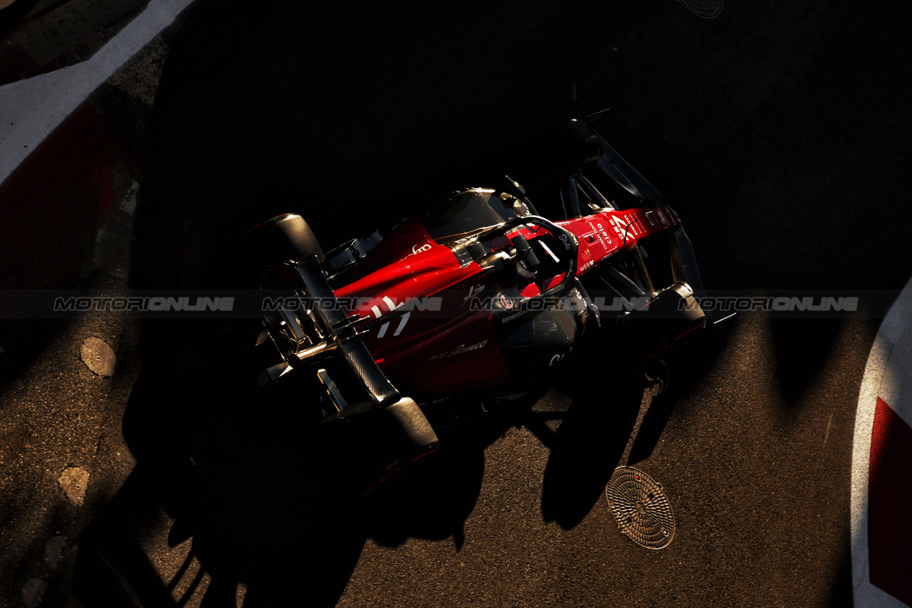 GP AZERBAIJAN, Valtteri Bottas (FIN) Alfa Romeo F1 Team C43.

29.04.2023. Formula 1 World Championship, Rd 4, Azerbaijan Grand Prix, Baku Street Circuit, Azerbaijan, Sprint Day.

 - www.xpbimages.com, EMail: requests@xpbimages.com ¬© Copyright: Coates / XPB Images
