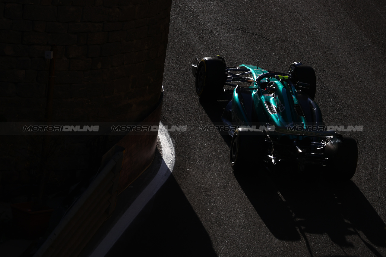 GP AZERBAIJAN, Fernando Alonso (ESP) Aston Martin F1 Team AMR23.

29.04.2023. Formula 1 World Championship, Rd 4, Azerbaijan Grand Prix, Baku Street Circuit, Azerbaijan, Sprint Day.

 - www.xpbimages.com, EMail: requests@xpbimages.com ¬© Copyright: Coates / XPB Images