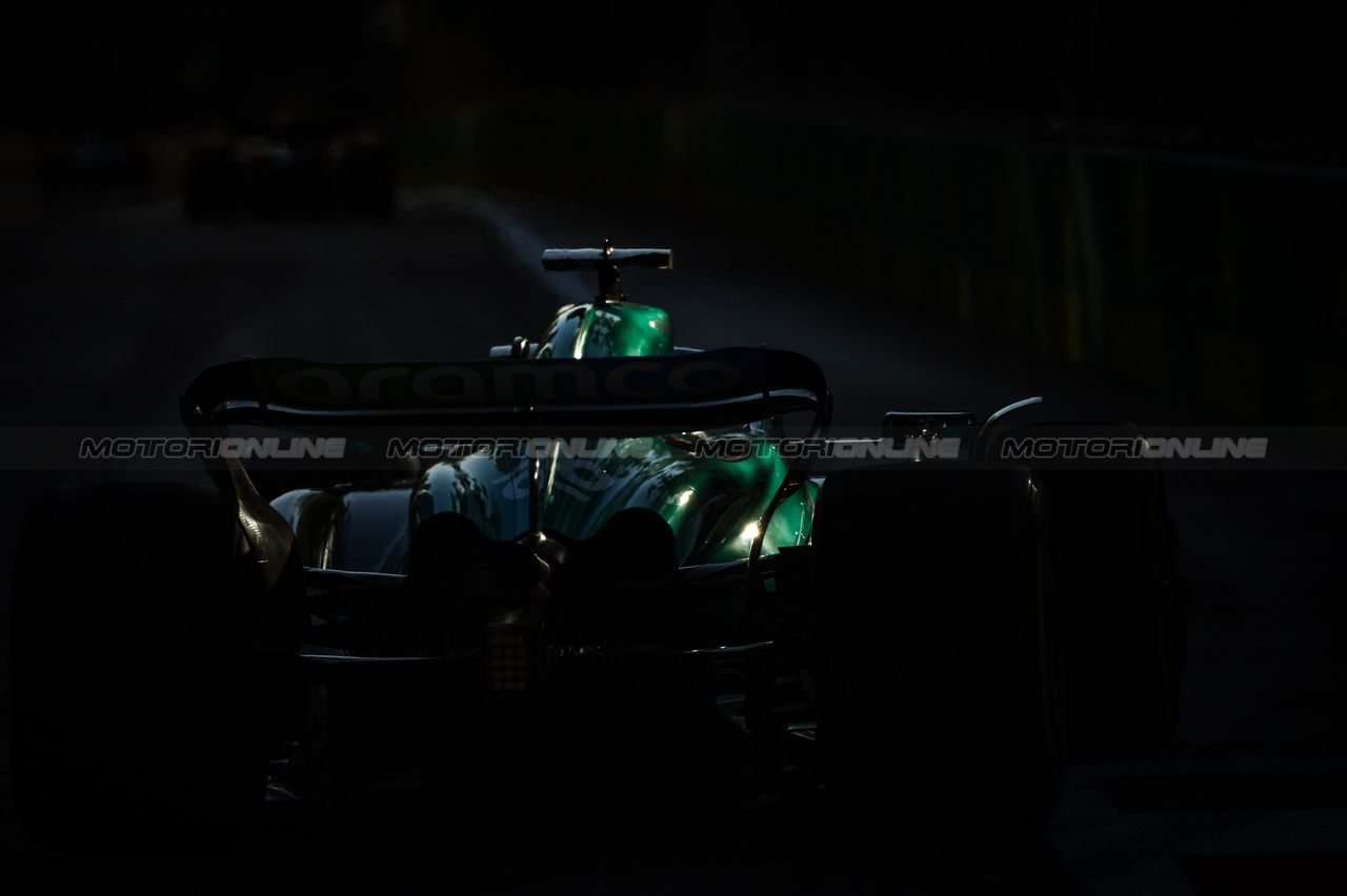 GP AZERBAIJAN, Lance Stroll (CDN), Aston Martin F1 Team 
29.04.2023. Formula 1 World Championship, Rd 4, Azerbaijan Grand Prix, Baku Street Circuit, Azerbaijan, Sprint Day.
- www.xpbimages.com, EMail: requests@xpbimages.com ¬© Copyright: Charniaux / XPB Images