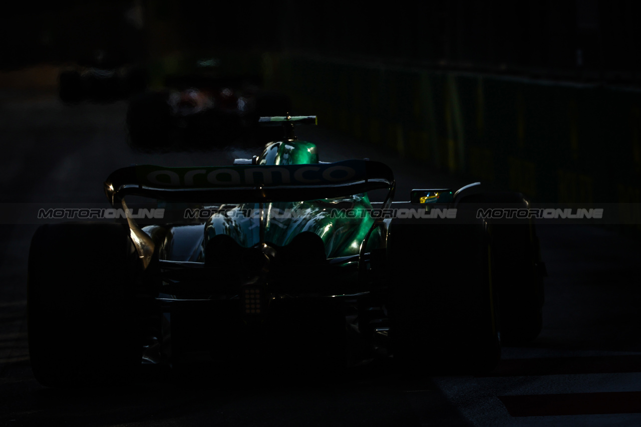 GP AZERBAIJAN, Fernando Alonso (ESP), Aston Martin Racing 
29.04.2023. Formula 1 World Championship, Rd 4, Azerbaijan Grand Prix, Baku Street Circuit, Azerbaijan, Sprint Day.
- www.xpbimages.com, EMail: requests@xpbimages.com ¬© Copyright: Charniaux / XPB Images