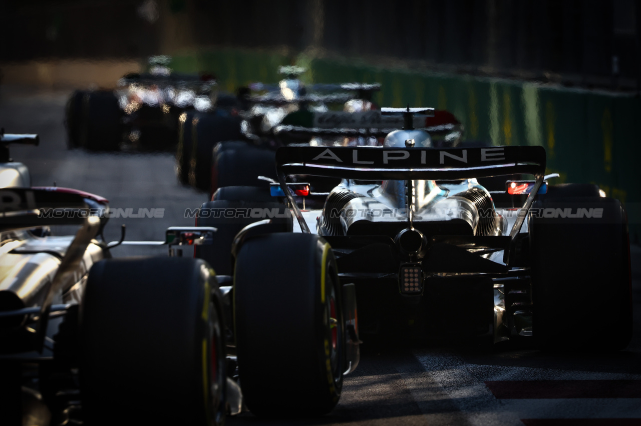 GP AZERBAIJAN, Esteban Ocon (FRA), Alpine F1 Team 
29.04.2023. Formula 1 World Championship, Rd 4, Azerbaijan Grand Prix, Baku Street Circuit, Azerbaijan, Sprint Day.
- www.xpbimages.com, EMail: requests@xpbimages.com ¬© Copyright: Charniaux / XPB Images