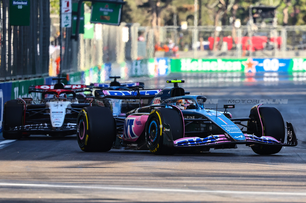 GP AZERBAIJAN, Pierre Gasly (FRA), Alpine F1 Team 
29.04.2023. Formula 1 World Championship, Rd 4, Azerbaijan Grand Prix, Baku Street Circuit, Azerbaijan, Sprint Day.
- www.xpbimages.com, EMail: requests@xpbimages.com ¬© Copyright: Charniaux / XPB Images