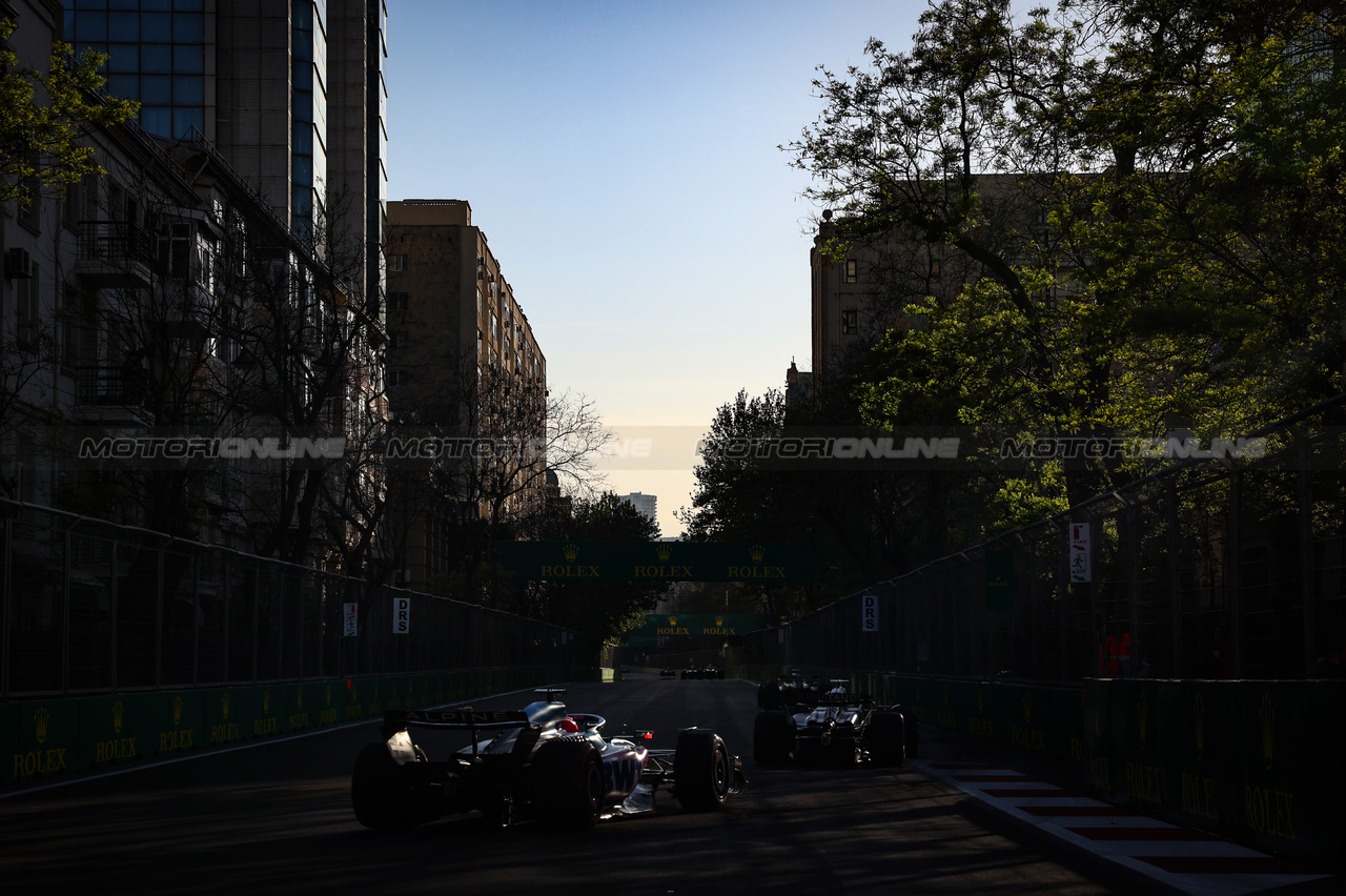 GP AZERBAIJAN, Esteban Ocon (FRA), Alpine F1 Team 
29.04.2023. Formula 1 World Championship, Rd 4, Azerbaijan Grand Prix, Baku Street Circuit, Azerbaijan, Sprint Day.
- www.xpbimages.com, EMail: requests@xpbimages.com ¬© Copyright: Charniaux / XPB Images