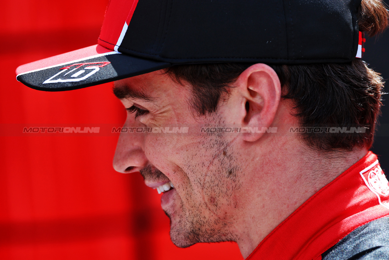 GP AZERBAIJAN, Charles Leclerc (MON) Ferrari.

29.04.2023. Formula 1 World Championship, Rd 4, Azerbaijan Grand Prix, Baku Street Circuit, Azerbaijan, Sprint Day.

 - www.xpbimages.com, EMail: requests@xpbimages.com ¬© Copyright: Coates / XPB Images