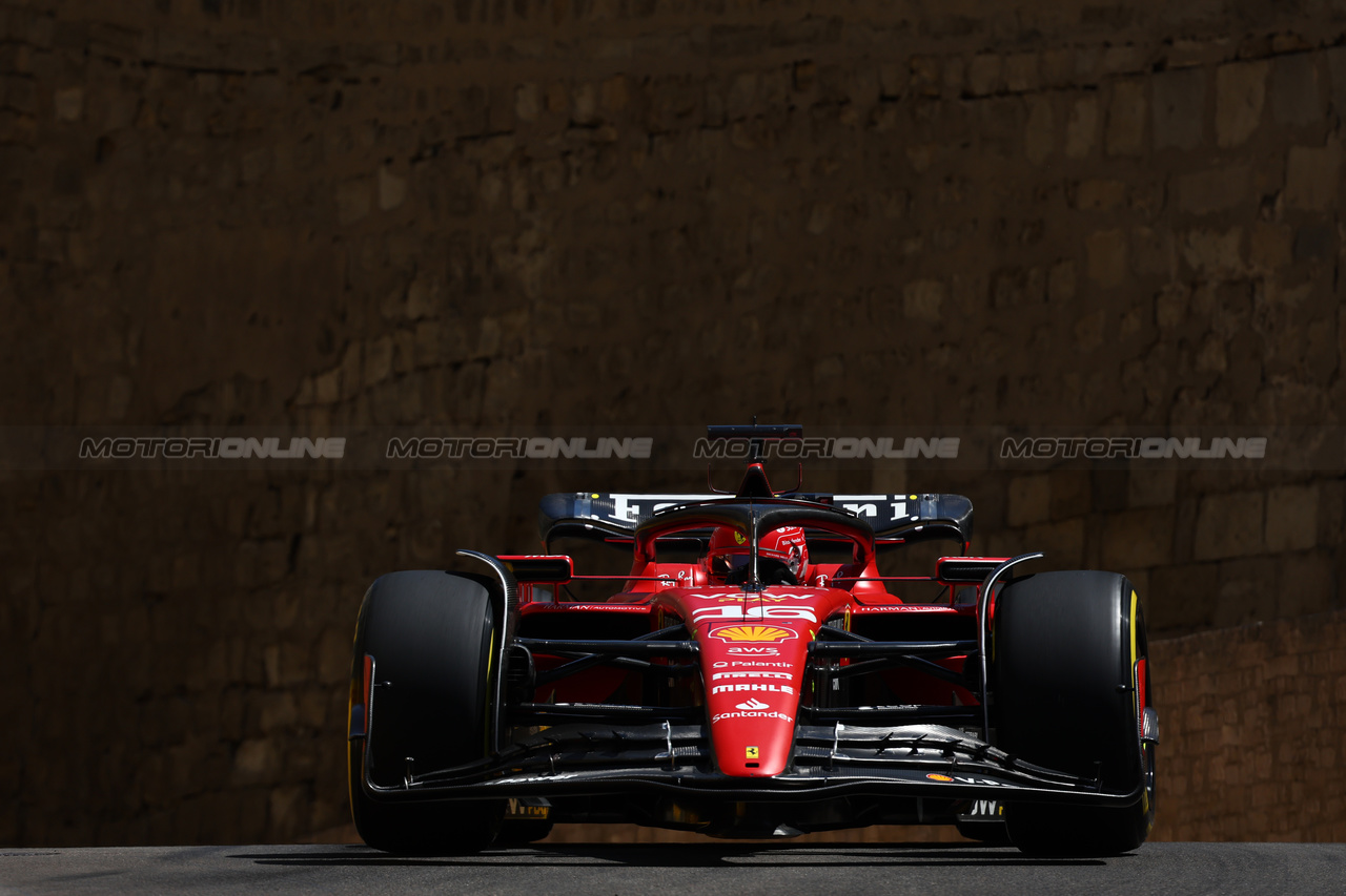 GP AZERBAIJAN, Charles Leclerc (MON) Ferrari SF-23.

29.04.2023. Formula 1 World Championship, Rd 4, Azerbaijan Grand Prix, Baku Street Circuit, Azerbaijan, Sprint Day.

- www.xpbimages.com, EMail: requests@xpbimages.com ¬© Copyright: Batchelor / XPB Images