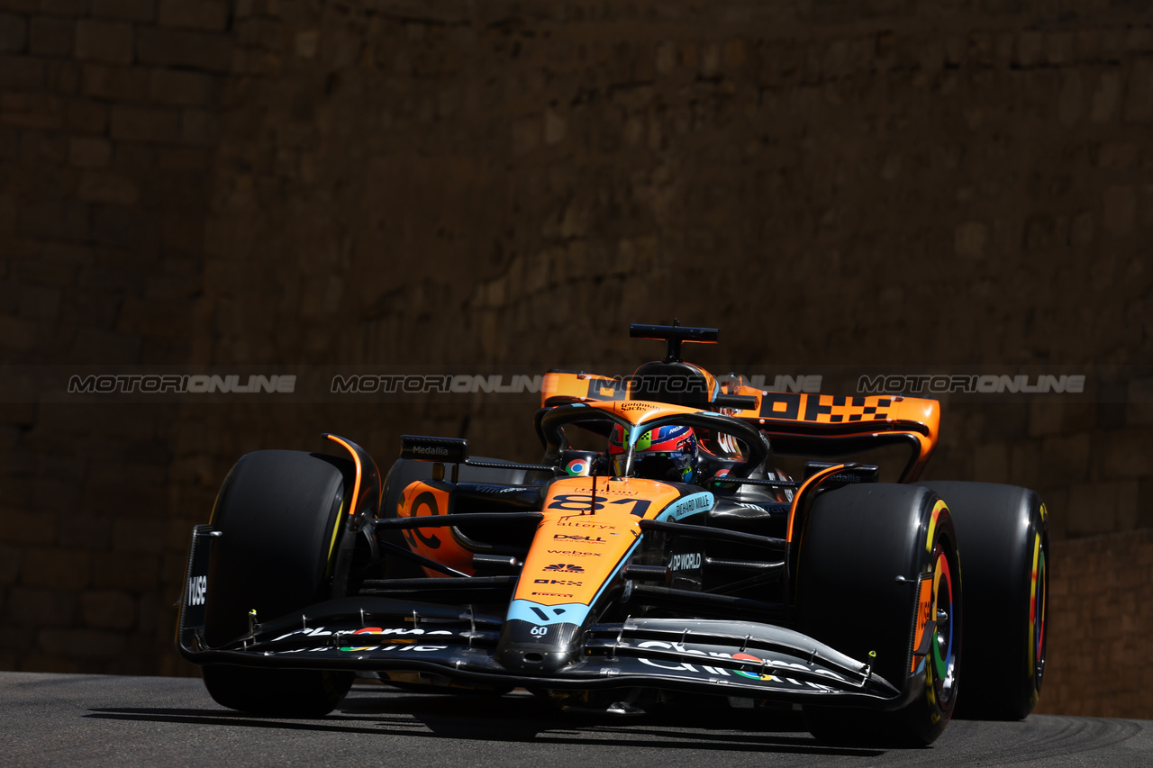 GP AZERBAIJAN, Oscar Piastri (AUS) McLaren MCL60.

29.04.2023. Formula 1 World Championship, Rd 4, Azerbaijan Grand Prix, Baku Street Circuit, Azerbaijan, Sprint Day.

- www.xpbimages.com, EMail: requests@xpbimages.com ¬© Copyright: Batchelor / XPB Images