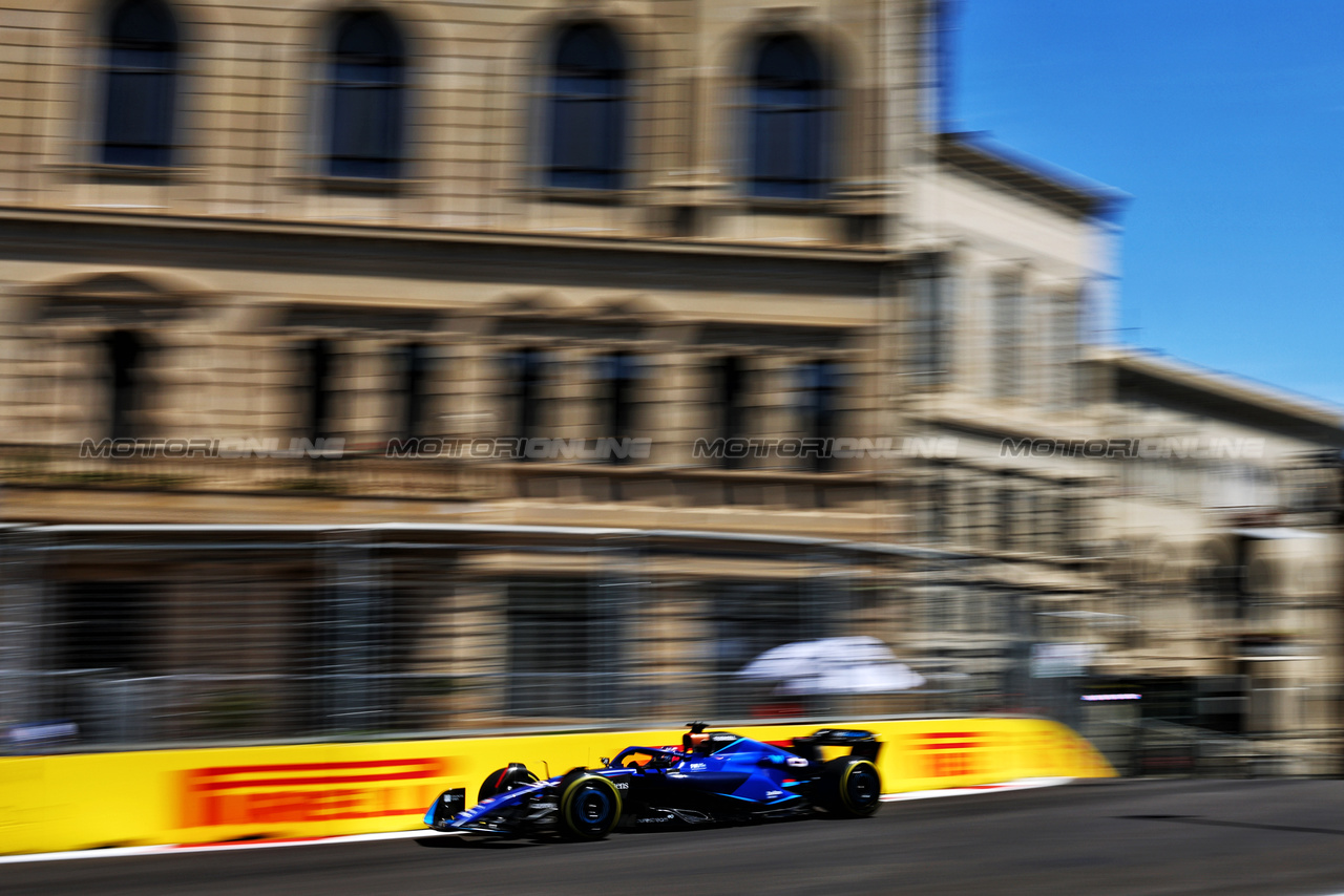 GP AZERBAIJAN, Alexander Albon (THA) Williams Racing FW45.

29.04.2023. Formula 1 World Championship, Rd 4, Azerbaijan Grand Prix, Baku Street Circuit, Azerbaijan, Sprint Day.

- www.xpbimages.com, EMail: requests@xpbimages.com ¬© Copyright: Batchelor / XPB Images