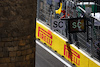 GP AZERBAIJAN, Safety Car board e electronic sign with a yellow flag waved by a marshal.
29.04.2023. Formula 1 World Championship, Rd 4, Azerbaijan Grand Prix, Baku Street Circuit, Azerbaijan, Sprint Day.
 - www.xpbimages.com, EMail: requests@xpbimages.com ¬© Copyright: Coates / XPB Images