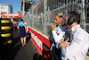 GP AZERBAIJAN, Alexander Albon (THA) Williams Racing with James Urwin (GBR) Williams Racing Gara Engineer on the grid.
29.04.2023. Formula 1 World Championship, Rd 4, Azerbaijan Grand Prix, Baku Street Circuit, Azerbaijan, Sprint Day.
- www.xpbimages.com, EMail: requests@xpbimages.com ¬© Copyright: Batchelor / XPB Images
