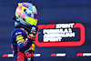 GP AZERBAIJAN, Sprint winner Sergio Perez (MEX) Red Bull Racing celebrates in parc ferme.
29.04.2023. Formula 1 World Championship, Rd 4, Azerbaijan Grand Prix, Baku Street Circuit, Azerbaijan, Sprint Day.
- www.xpbimages.com, EMail: requests@xpbimages.com ¬© Copyright: Batchelor / XPB Images