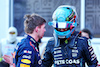 GP AZERBAIJAN, (L to R): Max Verstappen (NLD) Red Bull Racing e George Russell (GBR) Mercedes AMG F1 discuss the Sprint race in parc ferme.
29.04.2023. Formula 1 World Championship, Rd 4, Azerbaijan Grand Prix, Baku Street Circuit, Azerbaijan, Sprint Day.
- www.xpbimages.com, EMail: requests@xpbimages.com ¬© Copyright: Batchelor / XPB Images