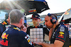 GP AZERBAIJAN, Christian Horner (GBR) Red Bull Racing Team Principal with Max Verstappen (NLD) Red Bull Racing e Gianpiero Lambiase (ITA) Red Bull Racing Engineer on the grid.
29.04.2023. Formula 1 World Championship, Rd 4, Azerbaijan Grand Prix, Baku Street Circuit, Azerbaijan, Sprint Day.
- www.xpbimages.com, EMail: requests@xpbimages.com ¬© Copyright: Batchelor / XPB Images