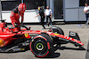 GP AZERBAIJAN, Sprint Shootout winner Charles Leclerc (MON) Ferrari SF-23 arrives in parc ferme with a broken front wing.
29.04.2023. Formula 1 World Championship, Rd 4, Azerbaijan Grand Prix, Baku Street Circuit, Azerbaijan, Sprint Day.
- www.xpbimages.com, EMail: requests@xpbimages.com ¬© Copyright: Bearne / XPB Images