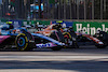 GP AZERBAIJAN, Pierre Gasly (FRA), Alpine F1 Team e Guanyu Zhou (CHI), Alfa Romeo Racing 
29.04.2023. Formula 1 World Championship, Rd 4, Azerbaijan Grand Prix, Baku Street Circuit, Azerbaijan, Sprint Day.
- www.xpbimages.com, EMail: requests@xpbimages.com ¬© Copyright: Charniaux / XPB Images