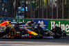 GP AZERBAIJAN, Max Verstappen (NLD), Red Bull Racing e George Russell (GBR), Mercedes AMG F1 
29.04.2023. Formula 1 World Championship, Rd 4, Azerbaijan Grand Prix, Baku Street Circuit, Azerbaijan, Sprint Day.
- www.xpbimages.com, EMail: requests@xpbimages.com ¬© Copyright: Charniaux / XPB Images