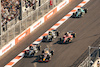 GP AZERBAIJAN, Max Verstappen (NLD) Red Bull Racing RB19 e George Russell (GBR) Mercedes AMG F1 W14 battle for position.
29.04.2023. Formula 1 World Championship, Rd 4, Azerbaijan Grand Prix, Baku Street Circuit, Azerbaijan, Sprint Day.
- www.xpbimages.com, EMail: requests@xpbimages.com ¬© Copyright: Bearne / XPB Images
