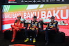GP AZERBAIJAN, (L to R): Charles Leclerc (MON) Ferrari; Sergio Perez (MEX) Red Bull Racing; e Max Verstappen (NLD) Red Bull Racing, in the post Sprint race FIA Press Conference.
29.04.2023. Formula 1 World Championship, Rd 4, Azerbaijan Grand Prix, Baku Street Circuit, Azerbaijan, Sprint Day.
- www.xpbimages.com, EMail: requests@xpbimages.com ¬© Copyright: XPB Images