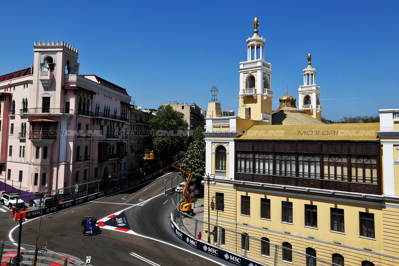 GP AZERBAIJAN, Logan Sargeant (USA) Williams Racing FW45.

28.04.2023. Formula 1 World Championship, Rd 4, Azerbaijan Grand Prix, Baku Street Circuit, Azerbaijan, Qualifiche Day.

 - www.xpbimages.com, EMail: requests@xpbimages.com ¬© Copyright: Coates / XPB Images