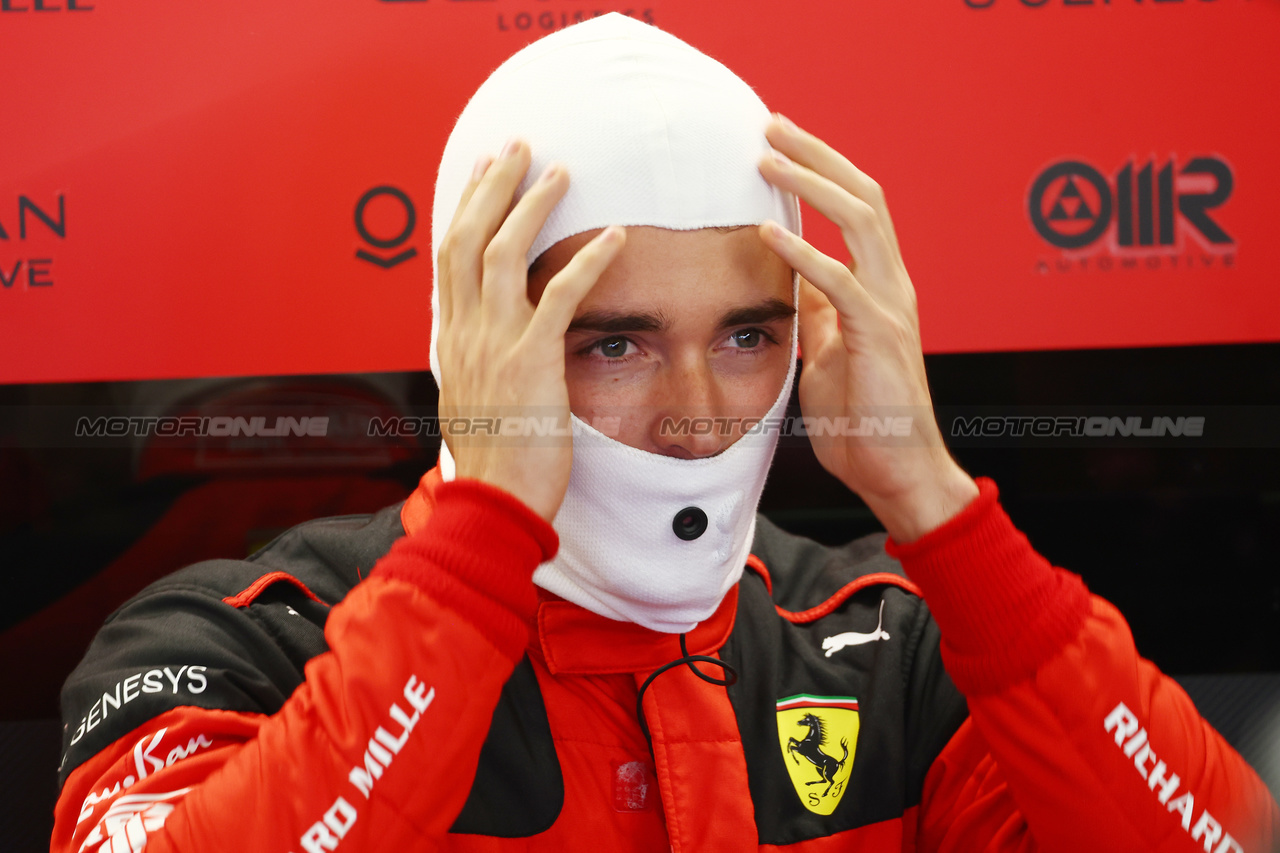 GP AZERBAIJAN, Charles Leclerc (MON) Ferrari.

28.04.2023. Formula 1 World Championship, Rd 4, Azerbaijan Grand Prix, Baku Street Circuit, Azerbaijan, Qualifiche Day.

 - www.xpbimages.com, EMail: requests@xpbimages.com ¬© Copyright: Coates / XPB Images