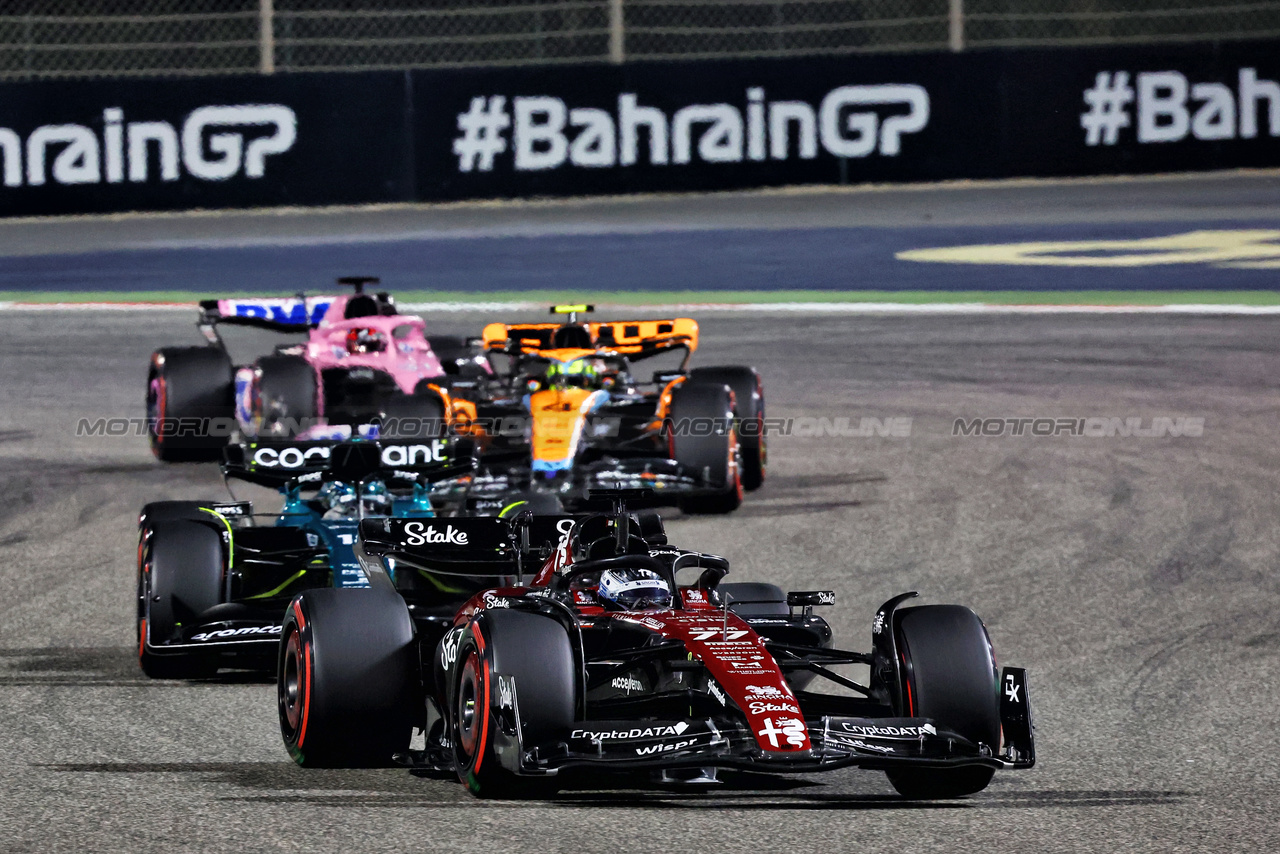 GP BAHRAIN, Valtteri Bottas (FIN) Alfa Romeo F1 Team C43.

05.03.2023. Formula 1 World Championship, Rd 1, Bahrain Grand Prix, Sakhir, Bahrain, Gara Day.

- www.xpbimages.com, EMail: requests@xpbimages.com © Copyright: Batchelor / XPB Images