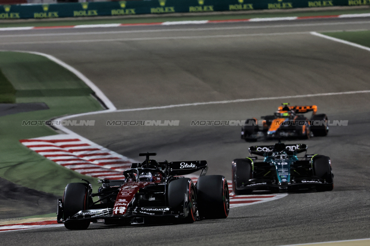 GP BAHRAIN, Valtteri Bottas (FIN) Alfa Romeo F1 Team C43.

05.03.2023. Formula 1 World Championship, Rd 1, Bahrain Grand Prix, Sakhir, Bahrain, Gara Day.

- www.xpbimages.com, EMail: requests@xpbimages.com © Copyright: Bearne / XPB Images