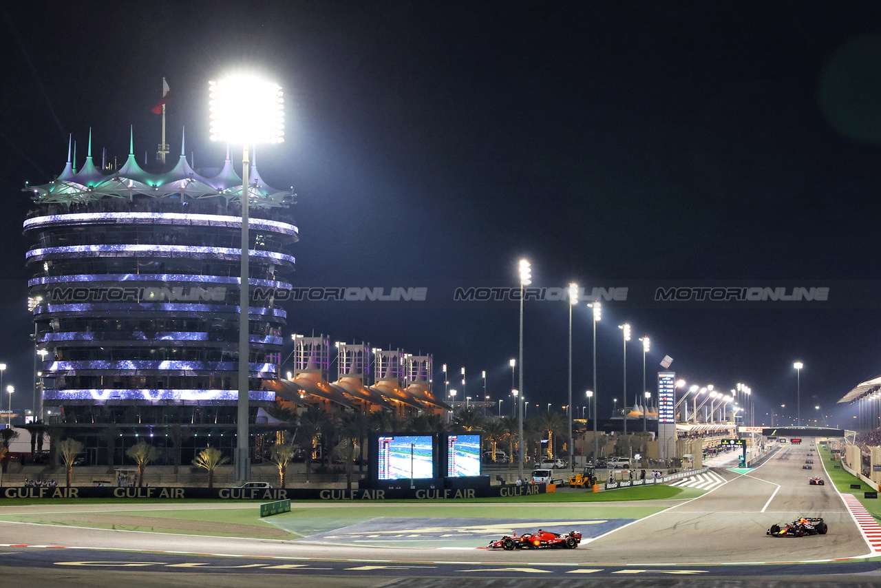 GP BAHRAIN, Charles Leclerc (MON) Ferrari SF-23.

05.03.2023. Formula 1 World Championship, Rd 1, Bahrain Grand Prix, Sakhir, Bahrain, Gara Day.

- www.xpbimages.com, EMail: requests@xpbimages.com © Copyright: Charniaux / XPB Images