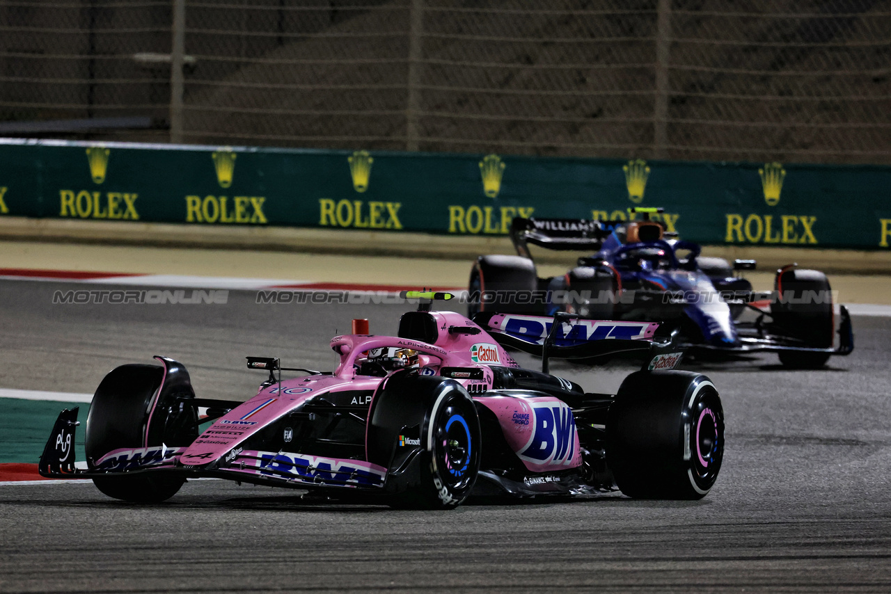 GP BAHRAIN, Pierre Gasly (FRA) Alpine F1 Team A523.

05.03.2023. Formula 1 World Championship, Rd 1, Bahrain Grand Prix, Sakhir, Bahrain, Gara Day.

- www.xpbimages.com, EMail: requests@xpbimages.com © Copyright: Moy / XPB Images