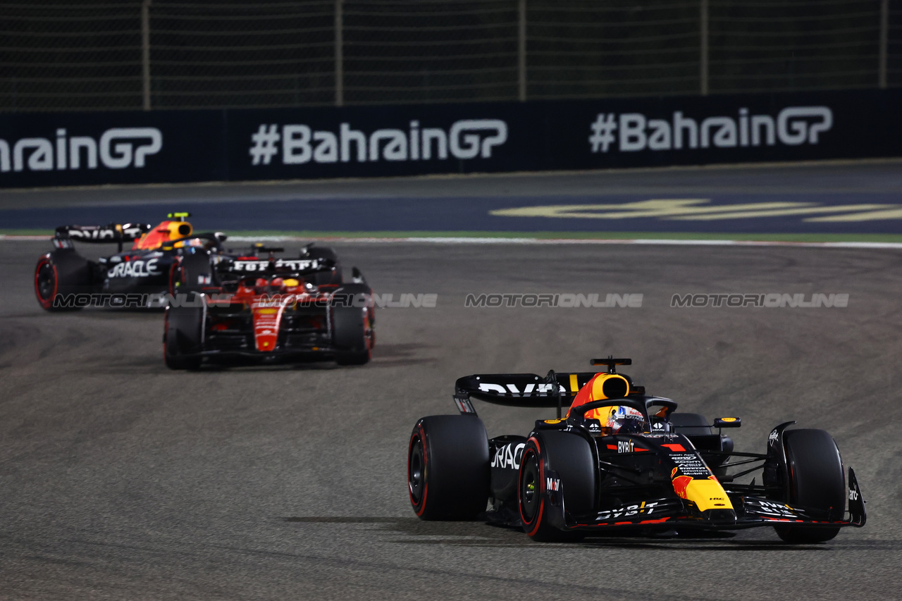 GP BAHRAIN, Max Verstappen (NLD) Red Bull Racing RB19.

05.03.2023. Formula 1 World Championship, Rd 1, Bahrain Grand Prix, Sakhir, Bahrain, Gara Day.

- www.xpbimages.com, EMail: requests@xpbimages.com © Copyright: Batchelor / XPB Images