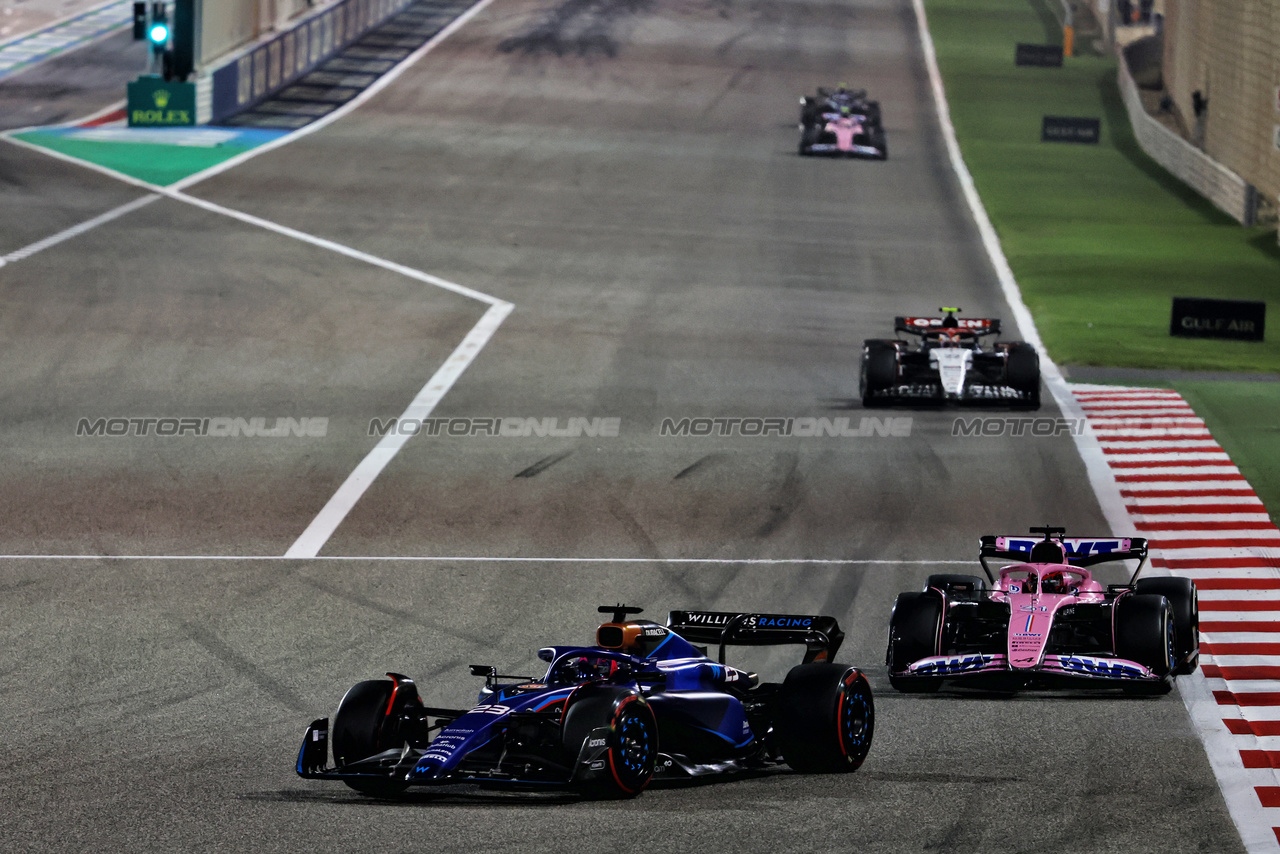 GP BAHRAIN, Alexander Albon (THA) Williams Racing FW45.

05.03.2023. Formula 1 World Championship, Rd 1, Bahrain Grand Prix, Sakhir, Bahrain, Gara Day.

- www.xpbimages.com, EMail: requests@xpbimages.com © Copyright: Charniaux / XPB Images
