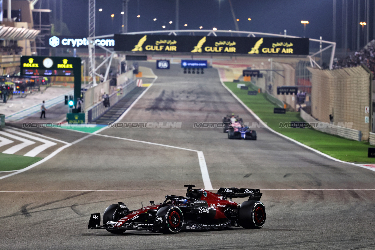 GP BAHRAIN, Valtteri Bottas (FIN) Alfa Romeo F1 Team C43.

05.03.2023. Formula 1 World Championship, Rd 1, Bahrain Grand Prix, Sakhir, Bahrain, Gara Day.

- www.xpbimages.com, EMail: requests@xpbimages.com © Copyright: Charniaux / XPB Images