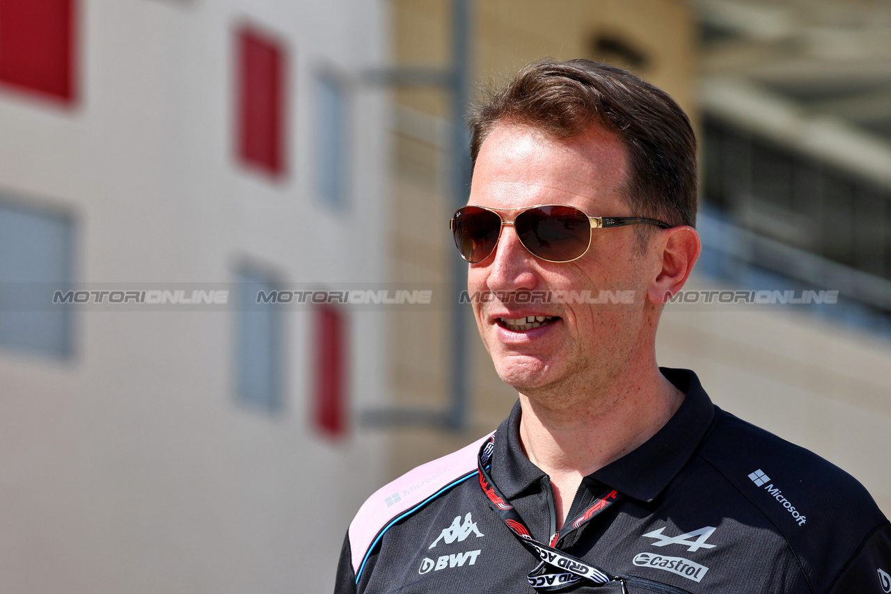 GP BAHRAIN, Laurent Rossi (FRA) Alpine Chief Executive Officer.

05.03.2023. Formula 1 World Championship, Rd 1, Bahrain Grand Prix, Sakhir, Bahrain, Gara Day.

- www.xpbimages.com, EMail: requests@xpbimages.com © Copyright: Batchelor / XPB Images