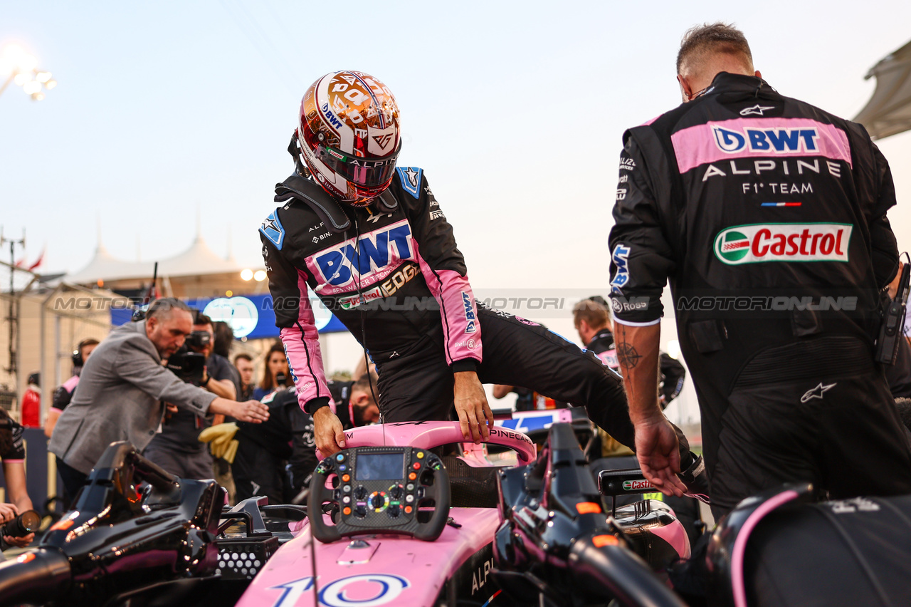 GP BAHRAIN, Pierre Gasly (FRA), Alpine F1 Team 
05.03.2023. Formula 1 World Championship, Rd 1, Bahrain Grand Prix, Sakhir, Bahrain, Gara Day.
- www.xpbimages.com, EMail: requests@xpbimages.com ¬© Copyright: Charniaux / XPB Images