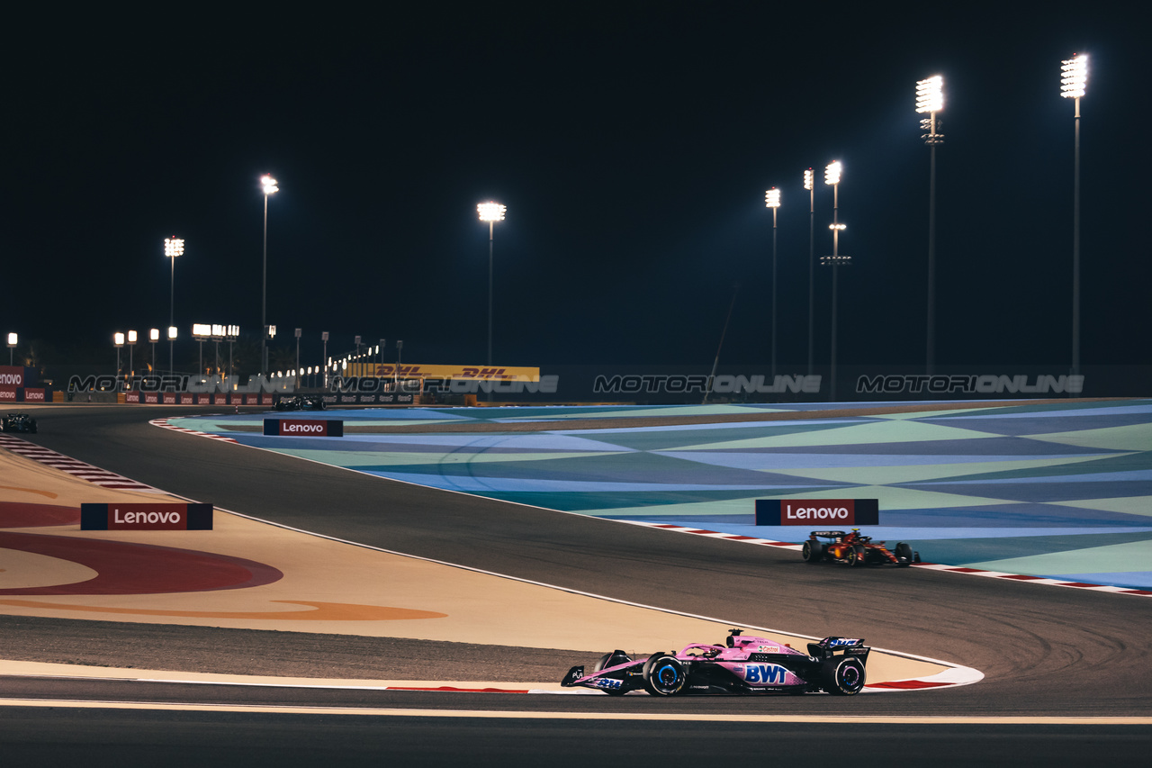GP BAHRAIN, Esteban Ocon (FRA) Alpine F1 Team A523.

05.03.2023. Formula 1 World Championship, Rd 1, Bahrain Grand Prix, Sakhir, Bahrain, Gara Day.

- www.xpbimages.com, EMail: requests@xpbimages.com © Copyright: Bearne / XPB Images
