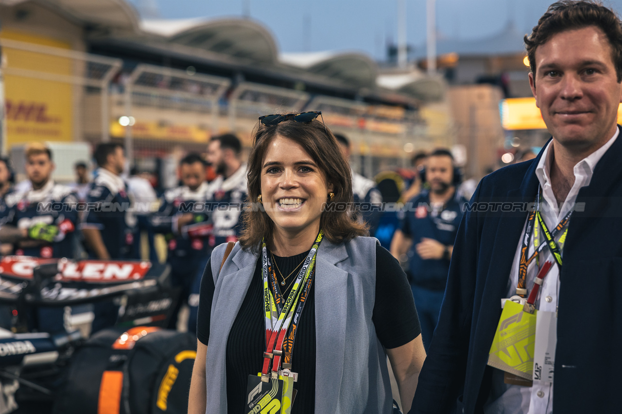 GP BAHRAIN, Princess Eugenie (GBR) on the grid.

05.03.2023. Formula 1 World Championship, Rd 1, Bahrain Grand Prix, Sakhir, Bahrain, Gara Day.

- www.xpbimages.com, EMail: requests@xpbimages.com © Copyright: Bearne / XPB Images