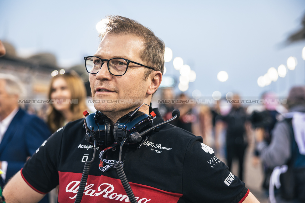 GP BAHRAIN, Andreas Seidl (GER) Sauber Group Chief Executive Officer on the grid.

05.03.2023. Formula 1 World Championship, Rd 1, Bahrain Grand Prix, Sakhir, Bahrain, Gara Day.

- www.xpbimages.com, EMail: requests@xpbimages.com © Copyright: Bearne / XPB Images