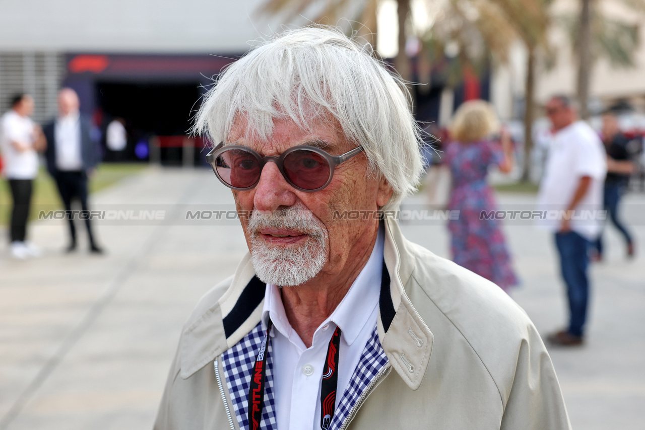 GP BAHRAIN, Bernie Ecclestone (GBR).

05.03.2023. Formula 1 World Championship, Rd 1, Bahrain Grand Prix, Sakhir, Bahrain, Gara Day.

- www.xpbimages.com, EMail: requests@xpbimages.com © Copyright: Bearne / XPB Images